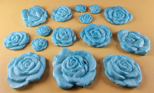 15 x Edible 3D Mixed Roses flowers Set, icing toppers, cake cupcakes decorations T077