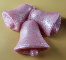 6 x Edible 3D 55mm Jingle Bells, Christmas icing toppers, cake cupcakes decorations T095