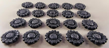 20 x Edible 3D 22mm flower flowers icing toppers, cake cupcakes decorations T030