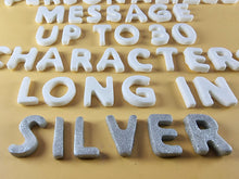 Up to 30 Edible 3D 20mm Personalized Letters, Text, icing toppers, cake cupcakes decorations T085