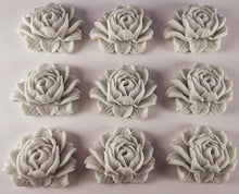 9 x Edible 3D 40mm Large Roses Rose flowers icing toppers, cake cupcakes decorations T005