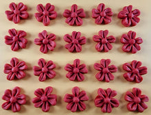 20 x Edible 3D 22mm flower flowers icing toppers, cake cupcakes decorations T031