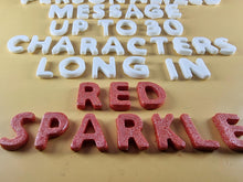Up to 30 Edible 3D 20mm Personalized Letters, Text, icing toppers, cake cupcakes decorations T085