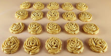 20 x Edible 3D 25mm roses rose flowers icing toppers, cake cupcakes decorations T008