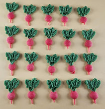 20 x Edible 3D 18mm Mixed Vegetables icing toppers, cake cupcakes decorations T100