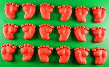 18 x Edible 3D 30mm Baby Feet icing toppers, cake cupcakes decorations T041