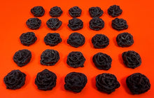 30 x Edible 3D 1.2mm high detail rose roses flowers icing toppers, cake cupcakes decorations T004