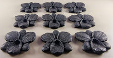 9 x Edible 3D 48mm Orchid, Orchids, flowers, flower, icing toppers, cake cupcakes decorations T038