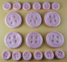 20 x Edible 3D 42mm Button Set, icing toppers, cake cupcakes decorations T079