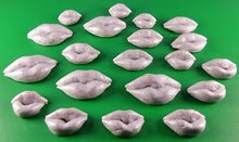 20 x Edible 3D 25mm Mixed Size Lips icing toppers, cake cupcakes decorations T050