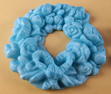 4 x Edible 3D 60mm Rose Wreaths, icing toppers, cake cupcakes decorations T086