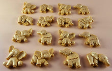 16 x Edible 3D 25mm Elephant Set, icing toppers, cake cupcakes decorations T071