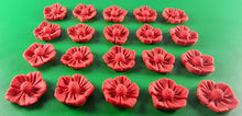 20 x Edible 3D 20mm flower flowers icing toppers, cake cupcakes decorations T032