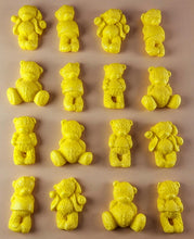 16 x Edible 3D 30mm Teddy Teddybear Set, icing toppers, cake cupcakes decorations T072
