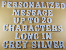 20 x Edible 3D 25mm Personalized Letters, Text, icing toppers, cake cupcakes decorations T084
