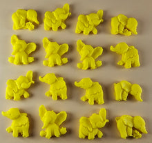16 x Edible 3D 25mm Elephant Set, icing toppers, cake cupcakes decorations T071