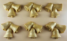 6 x Edible 3D 55mm Jingle Bells, Christmas icing toppers, cake cupcakes decorations T095