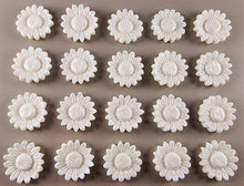 20 x Edible 3D 22mm flower flowers icing toppers, cake cupcakes decorations T030