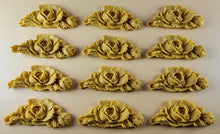 12 x Edible 3D 55mm Rose Bunches, icing toppers, cake cupcakes decorations T080