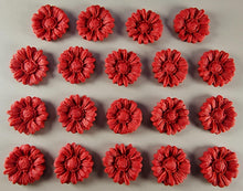 20 x Edible 3D 20mm flower flowers icing toppers, cake cupcakes decorations T020