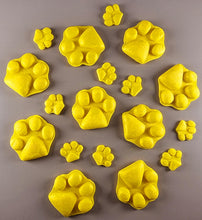 18 x Edible 3D 40mm Dog Paws, icing toppers, cake cupcakes decorations T036