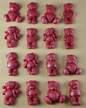 16 x Edible 3D 30mm Teddy Teddybear Set, icing toppers, cake cupcakes decorations T072
