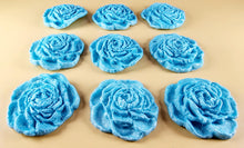 9 x Edible 3D 40mm Rose Flowers icing toppers, cake cupcakes T130