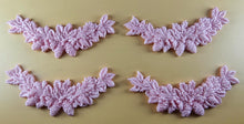 4 x Edible 3D 110mm Garlands, Christmas icing toppers, cake cupcakes decorations T097