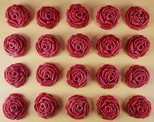 20 x Edible 3D 25mm roses rose flowers icing toppers, cake cupcakes decorations T008