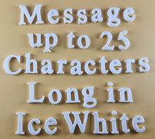 25 x Edible 3D Personalized Times New Roman Font, icing toppers, cake cupcakes decorations T083