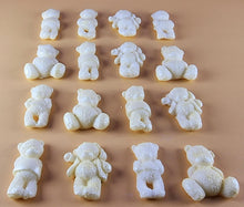 16 x Edible 3D 30mm Teddy Teddybear Set, icing toppers, cake cupcakes decorations T072