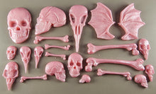 20 x Edible 3D 50mm Skull and Bones set icing toppers, cake cupcakes decorations T057