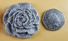 9 x Edible 3D 40mm Rose Flowers icing toppers, cake cupcakes T130