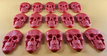 15 x Edible 3D 42mm Skulls, Skull icing toppers, cake cupcakes decorations T040