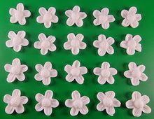 20 x Edible 3D 22mm flower flowers icing toppers, cake cupcakes decorations T026
