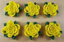 5 x Edible 3D 35mm High Detail Roses icing toppers, cake cupcakes decorations T108