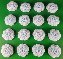16 x Edible 3D 30mm roses rose flowers icing toppers, cake cupcakes decorations T010