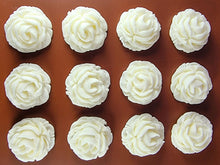 12 x Edible 3D 34mm large roses rose flowers icing toppers, cake cupcakes decorations T011