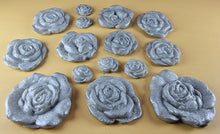 15 x Edible 3D Mixed Roses flowers Set, icing toppers, cake cupcakes decorations T077
