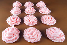 12 x Edible 3D 34mm large roses rose flowers icing toppers, cake cupcakes decorations T011