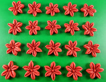 20 x Edible 3D 20mm flower flowers icing toppers, cake cupcakes decorations T034