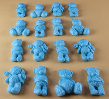 16 x Edible 3D 30mm Teddy Teddybear Set, icing toppers, cake cupcakes decorations T072