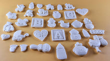 30 x Edible 3D Baby Toppers, icing toppers, cake cupcakes decorations T064