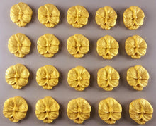 20 x Edible 3D 20mm flower flowers icing toppers, cake cupcakes decorations T028