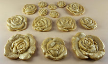 15 x Edible 3D Mixed Roses flowers Set, icing toppers, cake cupcakes decorations T077