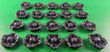 20 x Edible 3D 20mm flower flowers icing toppers, cake cupcakes decorations T032