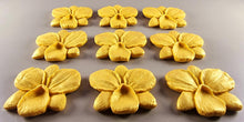 9 x Edible 3D 48mm Orchid, Orchids, flowers, flower, icing toppers, cake cupcakes decorations T038