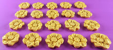 20 x Edible 3D 22mm flower flowers icing toppers, cake cupcakes decorations T025