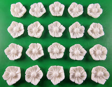 20 x Edible 3D 20mm flower flowers icing toppers, cake cupcakes decorations T032