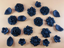 20 Piece Edible 3D Bouquet Flower set, icing toppers, cake cupcakes decorations T070